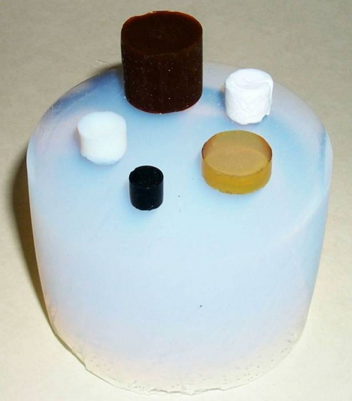 transtion-metal-oxides Transition metal oxide aerogels including an iron oxide (rust) aerogel (top) (image credit Lawrence Livermore National Laboratory)